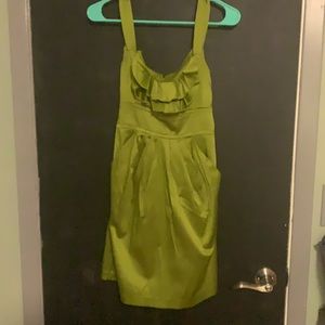 Lime green dress